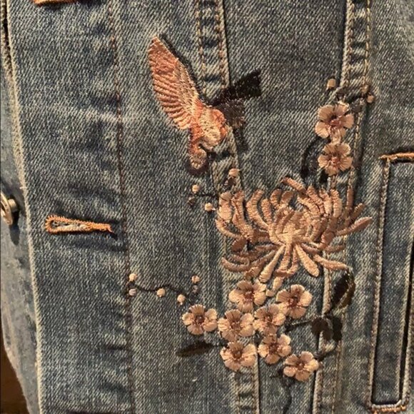 Eighty Two embroidered jean jacket - Picture 2 of 6